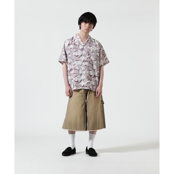 【NEW】ビーセカンド（B’2nd）/HOLO MARKET（ホロマーケット）HMV S／S SHIRTS ／ 総柄アロハ半袖シャツ_19