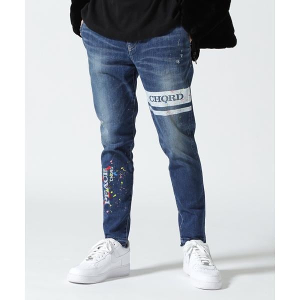 ロイヤルフラッシュ（ FLASH）/CHORD／コード／ピーススリムイージーパンツ／INDIGO