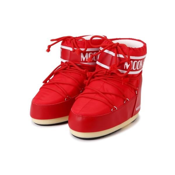 ロイヤルフラッシュ（ FLASH）/MOON BOOT／ムーンブーツ／アイコンローブラックナイロンブーツ／14093400001