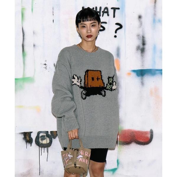 ロイヤルフラッシュ（ROYAL FLASH）/Guernika／ゲルニカ／ANONYMOUSE KNIT SWEATER_2