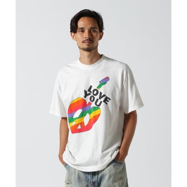 ロイヤルフラッシュ（ FLASH）/READYMADE／レディーメイド／SS TEE PEACE／WHITE