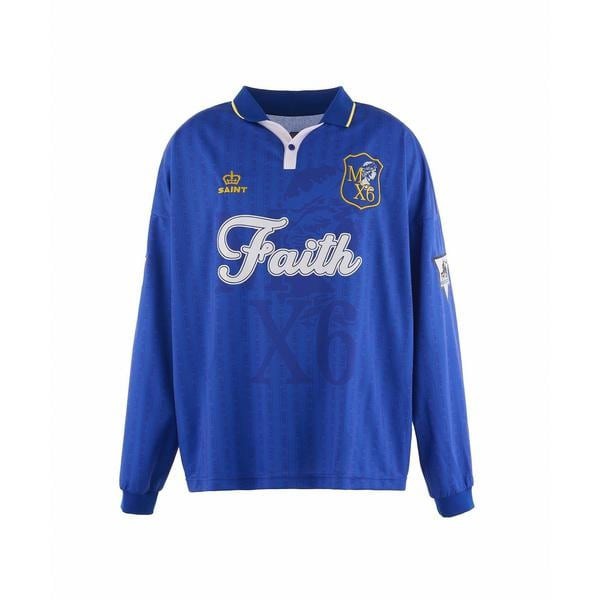 ロイヤルフラッシュ（ROYAL FLASH）/SAINT MICHAEL／セントマイケル／SOCCER SHIRT／FAITH／BLUE