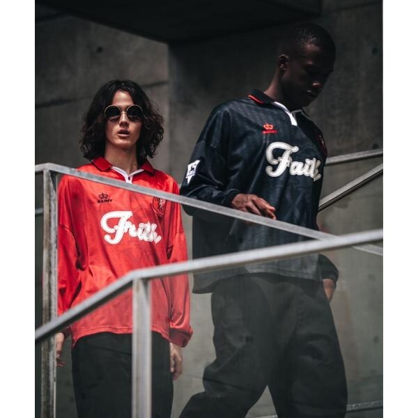ロイヤルフラッシュ（ROYAL FLASH）/SAINT MICHAEL／セントマイケル／SOCCER SHIRT／FAITH／BLACK
