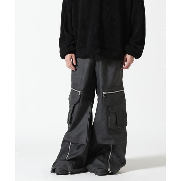 ロイヤルフラッシュ（ROYAL FLASH）/A．F ARTEFACT／Synthetic Leather Cargo Buggy Pants