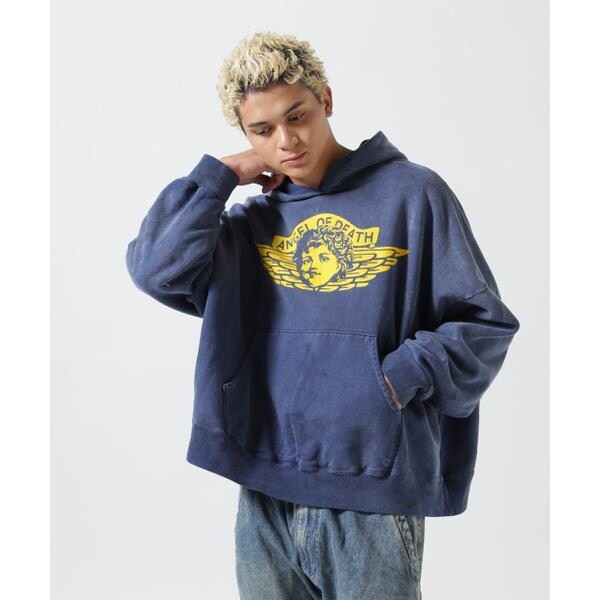 ロイヤルフラッシュ（ROYAL FLASH）/SAINT MICHAEL／セントマイケル／HOODIE／ANGEL／NAVY