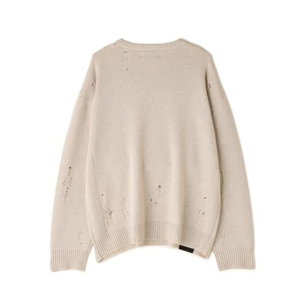ロイヤルフラッシュ（ROYAL FLASH）/Guernika／Crash Knit sweater (Cell Division)／Beige_8