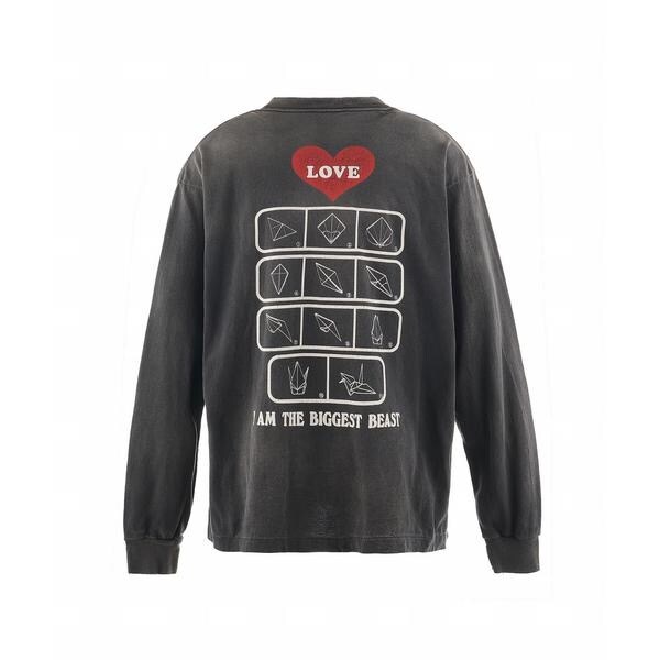 ロイヤルフラッシュ（ROYAL FLASH）/SAINT MICHAEL／セントマイケル／LS TEE／LOVE／BLACK_2