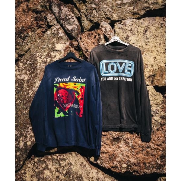 ロイヤルフラッシュ（ROYAL FLASH）/SAINT MICHAEL／セントマイケル／LS TEE／LOVE／BLACK_3