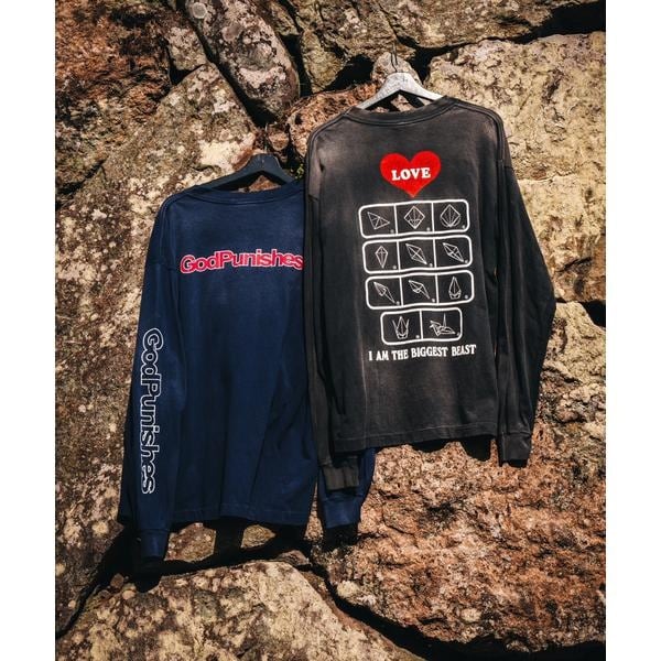 ロイヤルフラッシュ（ROYAL FLASH）/SAINT MICHAEL／セントマイケル／LS TEE／LOVE／BLACK_4