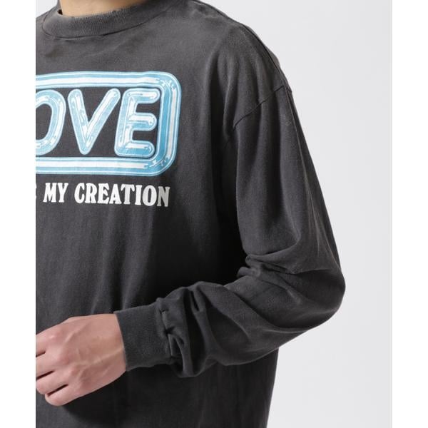 ロイヤルフラッシュ（ROYAL FLASH）/SAINT MICHAEL／セントマイケル／LS TEE／LOVE／BLACK_14