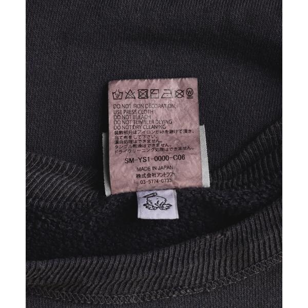 ロイヤルフラッシュ（ROYAL FLASH）/SAINT MICHAEL／セントマイケル／CP_CREW SWEAT／SMILE／BLACK_12
