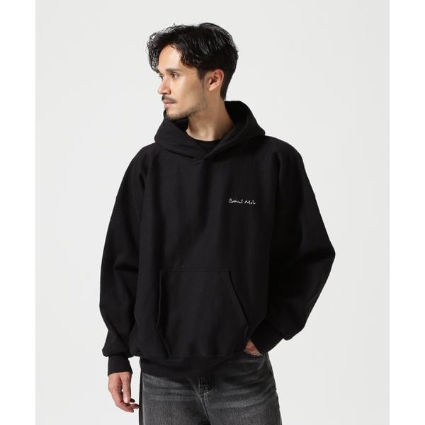 ロイヤルフラッシュ（ FLASH）/SAINT MICHAEL／セントマイケル／HOODIE／SAINT MX6／BLACK