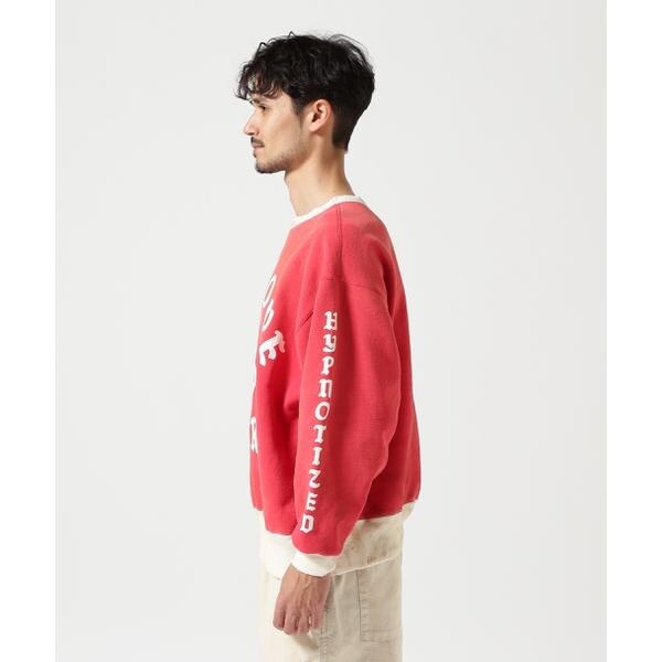 ロイヤルフラッシュ（ROYAL FLASH）/SAINT MICHAEL／セントマイケル／CREW SWEAT／SOFT LOVE／RED_2