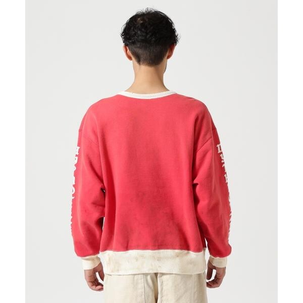 ロイヤルフラッシュ（ROYAL FLASH）/SAINT MICHAEL／セントマイケル／CREW SWEAT／SOFT LOVE／RED_3
