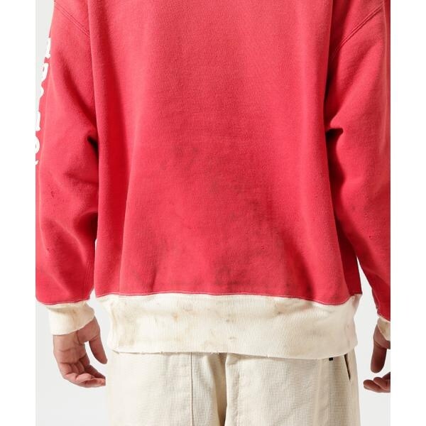 ロイヤルフラッシュ（ROYAL FLASH）/SAINT MICHAEL／セントマイケル／CREW SWEAT／SOFT LOVE／RED_8