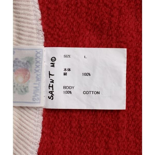 ロイヤルフラッシュ（ROYAL FLASH）/SAINT MICHAEL／セントマイケル／CREW SWEAT／SOFT LOVE／RED_13
