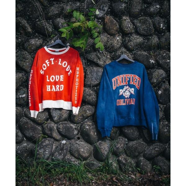 ロイヤルフラッシュ（ROYAL FLASH）/SAINT MICHAEL／セントマイケル／CREW SWEAT／SOFT LOVE／RED_15