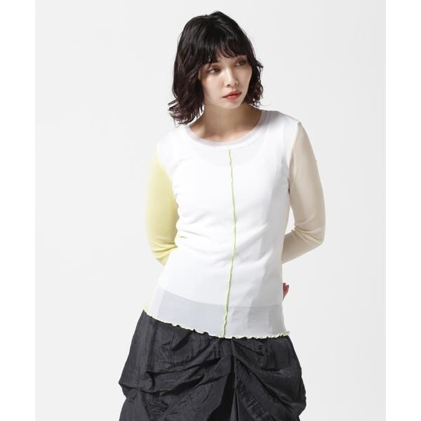 ロイヤルフラッシュ（ FLASH）/AULA AILA／アウラアイラ／別注チュールカラーブロックインナー