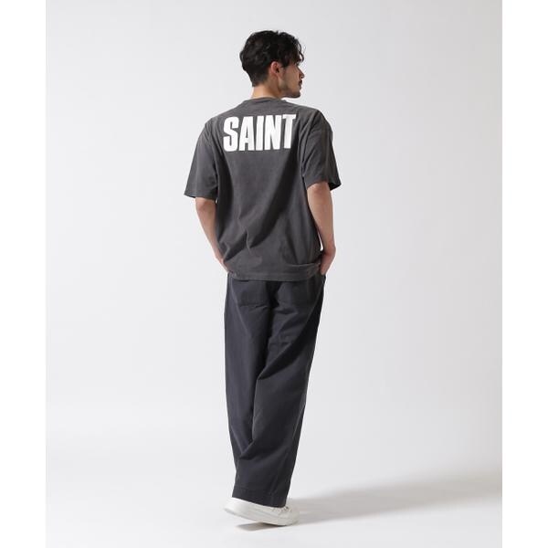 ロイヤルフラッシュ（ROYAL FLASH）/SAINT MICHAEL／セントマイケル／FRIENDSコラボ FRD_SS TEE／BLACK