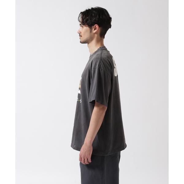 ロイヤルフラッシュ（ROYAL FLASH）/SAINT MICHAEL／セントマイケル／FRIENDSコラボ FRD_SS TEE／BLACK