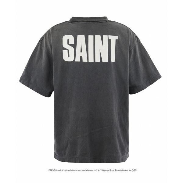 ロイヤルフラッシュ（ROYAL FLASH）/SAINT MICHAEL／セントマイケル／FRIENDSコラボ FRD_SS TEE／BLACK