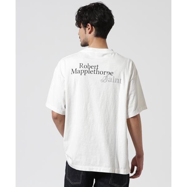 ロイヤルフラッシュ（ROYAL FLASH）/SAINT MICHAEL／セントマイケル／MT_SS TEE ／ PICTURES WHITE_1