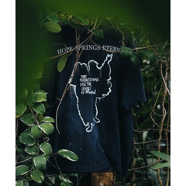 ロイヤルフラッシュ（ FLASH）/SAINT MICHAEL／セントマイケル／SS TEE ／ HOPE SPRING ／ BLACK