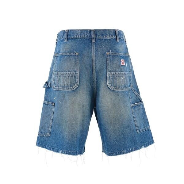 ロイヤルフラッシュ（ROYAL FLASH）/SAINT MICHAEL／セントマイケル／DOUBLE KNEE SHORTS／BLUE_4