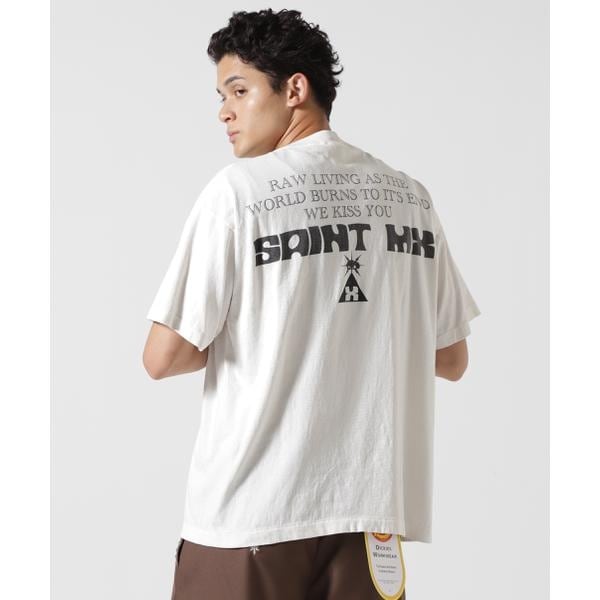 ロイヤルフラッシュ（ROYAL FLASH）/SAINT MICHAEL／セントマイケル／SAINT MX SS TEE WHITE_1