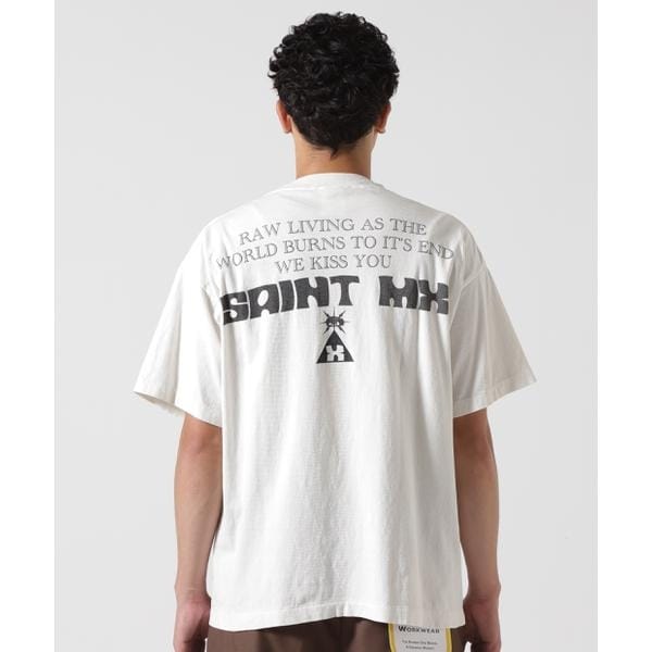 ロイヤルフラッシュ（ROYAL FLASH）/SAINT MICHAEL／セントマイケル／SAINT MX SS TEE WHITE_5