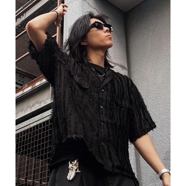 ロイヤルフラッシュ（ FLASH）/GEN_DAI／ゲンダイ／FRINGE OPEN SHIRT