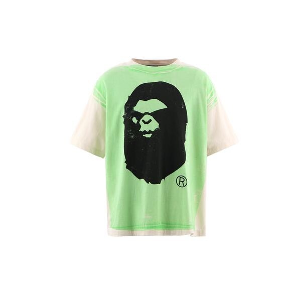 ロイヤルフラッシュ（ROYAL FLASH）/SAINT MICHAEL／セントマイケル／BAPE_SS TEE／HANDPRINT／WHITE×_3