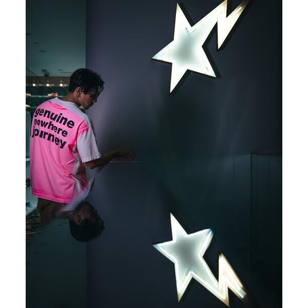 ロイヤルフラッシュ（ROYAL FLASH）/SAINT MICHAEL／セントマイケル／BAPE_SS TEE／HANDPRINT／WHITE×_2