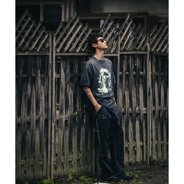ロイヤルフラッシュ（ROYAL FLASH）/SAINT MICHAEL／セントマイケル／SS_TEE／MARIA／BLACK_1
