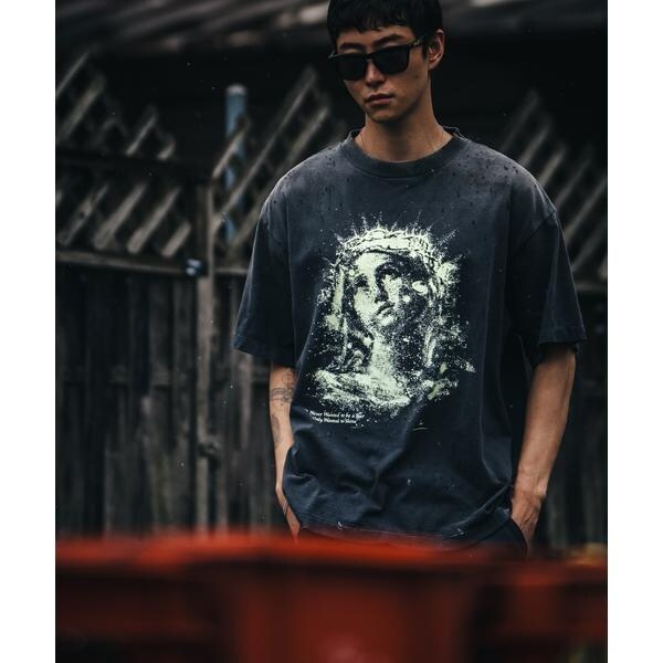 ロイヤルフラッシュ（ROYAL FLASH）/SAINT MICHAEL／セントマイケル／SS_TEE／MARIA／BLACK_3