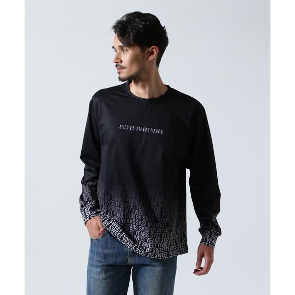 ロイヤルフラッシュ（ROYAL FLASH）/SY32 by SWEET YEARS／GRADATION LOGO L／S TEE_2