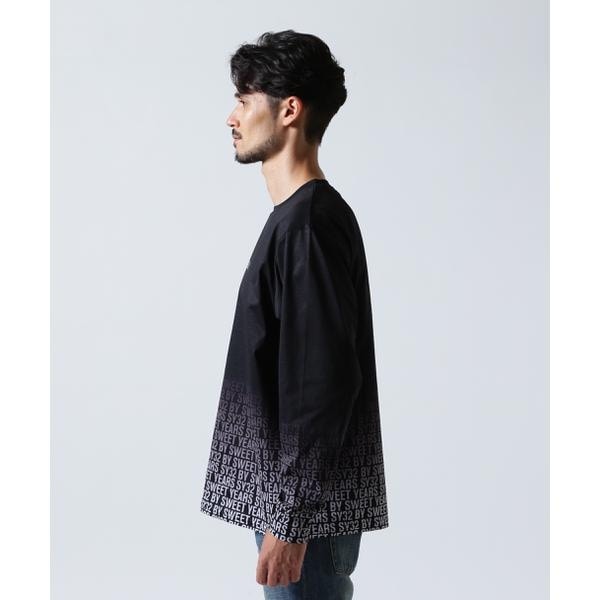 ロイヤルフラッシュ（ROYAL FLASH）/SY32 by SWEET YEARS／GRADATION LOGO L／S TEE_4