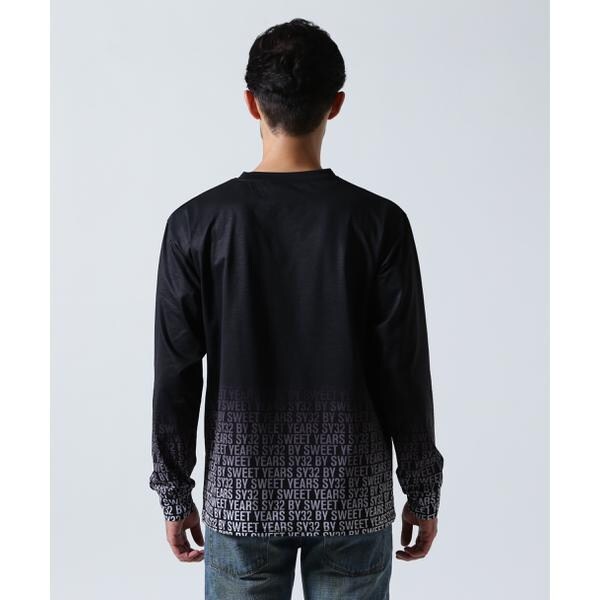 ロイヤルフラッシュ（ROYAL FLASH）/SY32 by SWEET YEARS／GRADATION LOGO L／S TEE_5