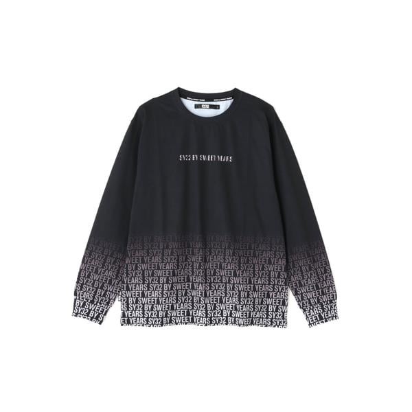ロイヤルフラッシュ（ROYAL FLASH）/SY32 by SWEET YEARS／GRADATION LOGO L／S TEE_9