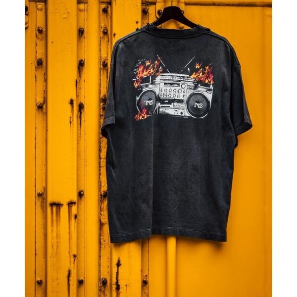 ロイヤルフラッシュ（ROYAL FLASH）/SAINT MICHAEL／セントマイケル／NAS_SS TEE／BLACK_1