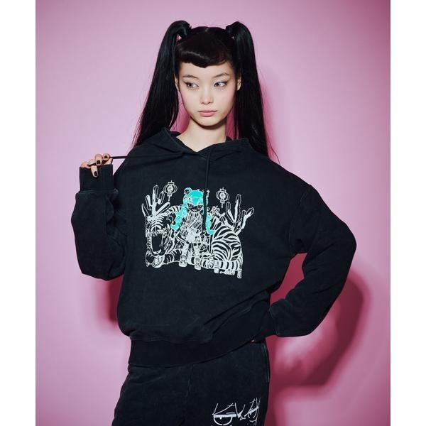 ロイヤルフラッシュ（ FLASH）/ANNA SUI NYC／アナ スイ エヌワイシー／『×寺田てら』TERAスウェットフーデ