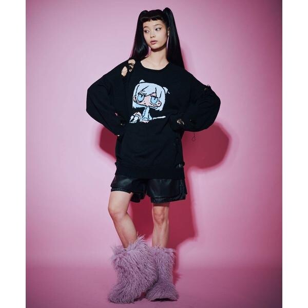 ロイヤルフラッシュ（ROYAL FLASH）/ANNA SUI NYC／アナ スイ エヌワイシー／TERAジャガードニット_5