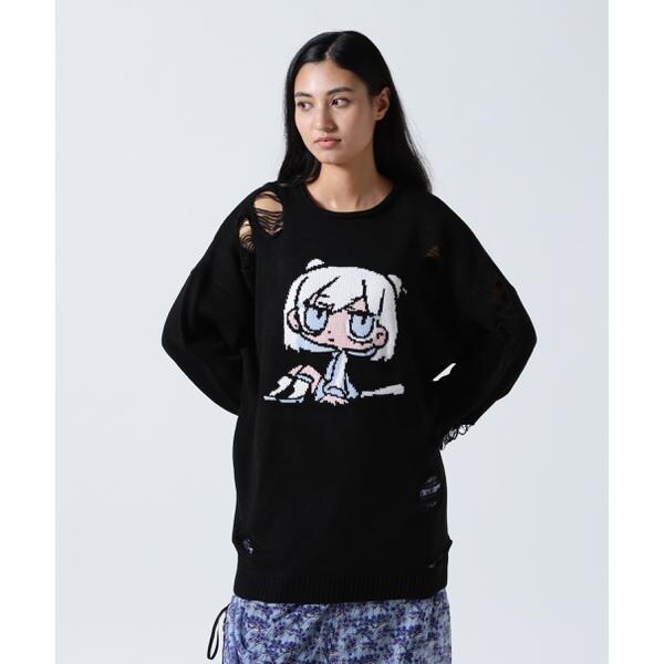 ロイヤルフラッシュ（ROYAL FLASH）/ANNA SUI NYC／アナ スイ エヌワイシー／TERAジャガードニット_6