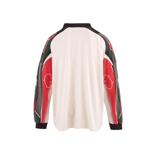 ロイヤルフラッシュ（ROYAL FLASH）/SAINT MICHAEL／セントマイケル／LS／TEE MORTOR CYCLE／WHITE