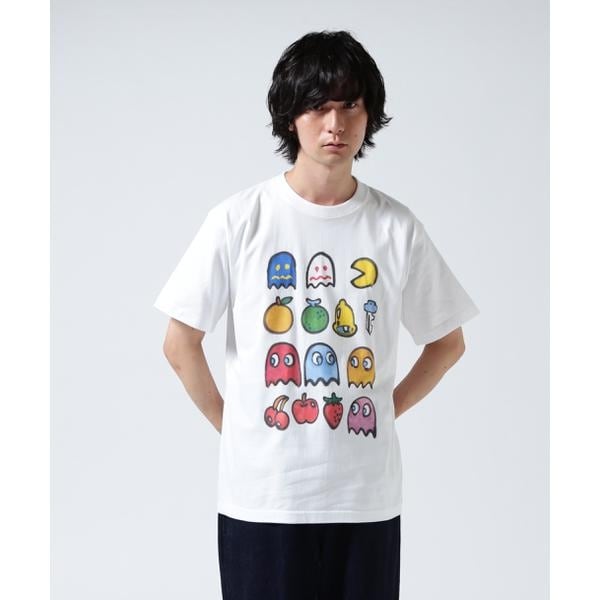 ロイヤルフラッシュ（ FLASH）/guernika×パックマン／PAC−MAN PAINT T−SHIRT／PAC−MAN CHARA