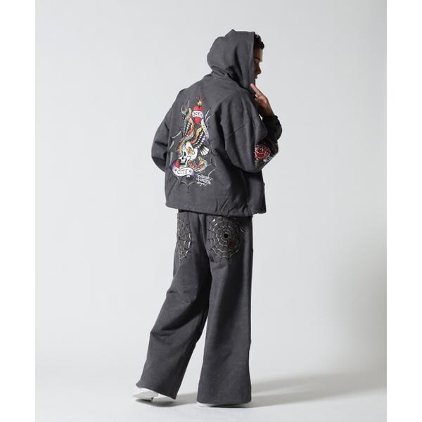 ロイヤルフラッシュ（ROYAL FLASH）/FR(13)NDS × Ed Hardy／フレンズ × エド・ハーディ／コラボジップフーディ_4