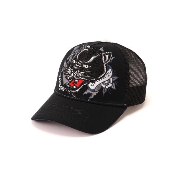 ロイヤルフラッシュ（ FLASH）/Ed Hardy／エド ハーディー／ED HARDY LEOPARD R−STONE CAP