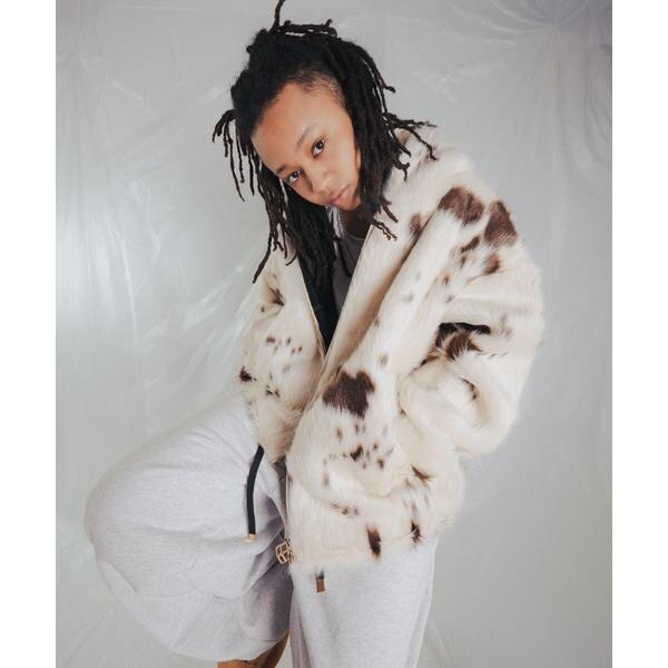 ロイヤルフラッシュ（ FLASH）/FR(13)NDS／フレンズ／FAKE FUR HOOD BLOUSON