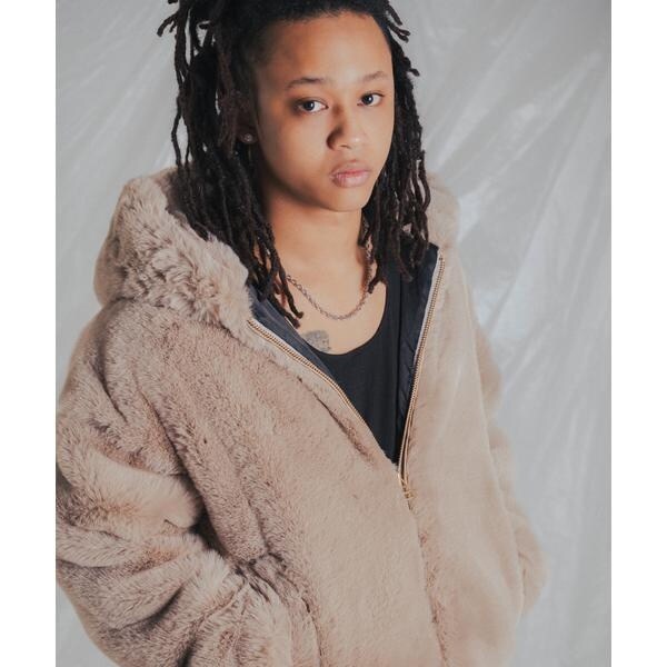 ロイヤルフラッシュ（ FLASH）/FR(13)NDS ／フレンズ／FAKE FUR HOOD BLOUSON