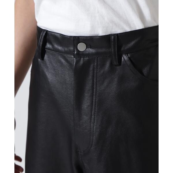 ロイヤルフラッシュ（ROYAL FLASH）/Bloomyard／ブルームヤード／Fake LeatherSide Studs Pants_5